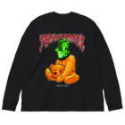 YOUJIN -ART GALLERY-のPUNISHMENT "BEAR" Big Long Sleeve T-Shirt