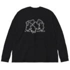 ▷            chiroruの🐻:くまがいっぱいコレクション Big Long Sleeve T-Shirt