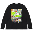 ituko*tukiyama-khの304★月山いつこ作品●雪空■緑の2 Big Long Sleeve T-Shirt