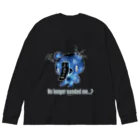 CHAX COLONY imaginariの【各10点限定カラー】クマキカイ(1 / nega / No longer needed me...?) Big Long Sleeve T-Shirt