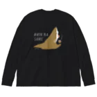 さかたようこ / サメ画家のほっとひと息サメ〈濃いめの地色向け〉  Big Long Sleeve T-Shirt