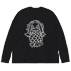 きゃべつばたけのアマビエ(線のみ) Big Long Sleeve T-Shirt