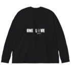 南風酒場Jahmin’のONE LOVE logo ビッグシルエットロングスリーブTシャツ