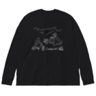 mmfumの今夜は山でキャンプしよう（濃い色専用) Big Long Sleeve T-Shirt