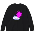 ツチブタすい臓商店の溢血（ねこ部分白ver） Big Long Sleeve T-Shirt