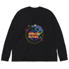 km/マンボウのCrestedPlanet Big Long Sleeve T-Shirt