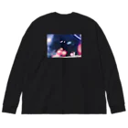 HARI-玻璃-のネオンに潜むほしあめ Big Long Sleeve T-Shirt