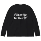 AntiGravityJAPANのopen up,be free WH ビッグシルエットロングスリーブTシャツ