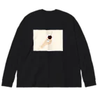 HIRUNEのさくらんぼロンT Big Long Sleeve T-Shirt