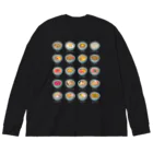 猫と釣り人のMENU_1C Big Long Sleeve T-Shirt