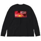 stereovisionのEscape to Paradise 楽園への脱出 Big Long Sleeve T-Shirt