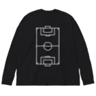 DRIPPEDのFOOTBALL PITCH LINE ビッグシルエットロングスリーブTシャツ