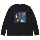 ぼんじりの雑貨やさんの🎮Monsters 公式グッズ👽 Big Long Sleeve T-Shirt