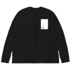 画伯さんの牛乳をつぐ女 Big Long Sleeve T-Shirt