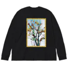 LalaHangeulの목련 ~辛夷の花~ Big Long Sleeve T-Shirt