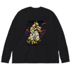 toyuuのDesign Sketch Graphic Big Long Sleeve T-Shirt