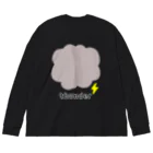 クオッカくおっかのしんぷる にthunder Big Long Sleeve T-Shirt