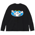 深夜サイクルの天使くん白枠 Big Long Sleeve T-Shirt