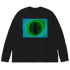 新宿最後の詩人　馬頭 aka　てんちゃんのSmile Cell Big Long Sleeve T-Shirt