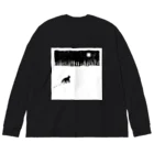 yawarakanezumiの雪原の犬 Big Long Sleeve T-Shirt
