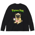 VS worldのYOUNG PUG ビッグシルエットロングスリーブTシャツ