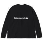 Night OwlのMine metsa! 白字 ビッグシルエットロングスリーブTシャツ