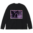 FANTASY PAPERARTの蝶のように Big Long Sleeve T-Shirt