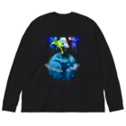 樹樹JUJUのクラゲ惑星 Big Long Sleeve T-Shirt