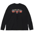 イラスト MONYAAT のたしかに　たしかに　ただのカニ*B Big Long Sleeve T-Shirt