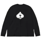 segasworksのニンニク（ハチワレ猫の鼻まわり） Big Long Sleeve T-Shirt