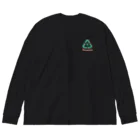 またまたのRe:sauna 黒 胸 Big Long Sleeve T-Shirt