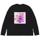 Rimε・●・зstoreのやみかわぷりんちゃん2 Big Long Sleeve T-Shirt