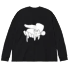 あらゐけいいちの手の上に猫が乗っている Big Long Sleeve T-Shirt