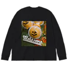 カネイシ農園◆日田市の梨のジャック・オー・ランタン Big Long Sleeve T-Shirt