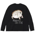 LalaHangeulのNamaqua rain frog(なまかふくらがえる) 英語バージョン Big Long Sleeve T-Shirt