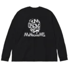 MoNochroMEのMoNochroMEマスク（白） Big Long Sleeve T-Shirt