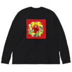 mameのクリスマスリース🎄 Big Long Sleeve T-Shirt