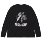 nidan-illustrationの"DASH 'n' JUMP" Big Long Sleeve T-Shirt