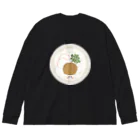 cotton-berry-pancakeのごまだしうどんちゃん ビッグシルエットロングスリーブTシャツ