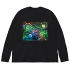 greenwind yuya's Arts shopの宇宙曼荼羅 Big Long Sleeve T-Shirt