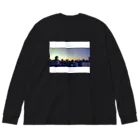 ぽぽこ🐰SHOPの遅めの夕暮れ Big Long Sleeve T-Shirt