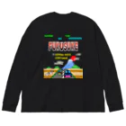 Siderunの館 B2のレトロゲーム風な福助 Big Long Sleeve T-Shirt