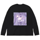 あくむ病院の✟紫姫✟ up Big Long Sleeve T-Shirt