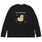 PERIDOTのcoffee break（ロゴが白） Big Long Sleeve T-Shirt