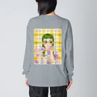 オーカワ真依の乙女心と秋の花 Big Long Sleeve T-Shirt