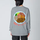 LalaHangeulの長崎トルコライス バックプリント Big Long Sleeve T-Shirt