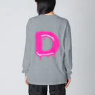 DIP DRIPのDIP DRIP "Melty Lip" Series Big Long Sleeve T-Shirt