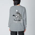 PLAY　FULのWhiteTIGER1 Big Long Sleeve T-Shirt