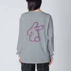 Griffin六三のRabbit Big Long Sleeve T-Shirt