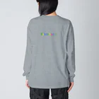 "Schönheit" シェーンハイトの猫のLEON(レオン) Big Long Sleeve T-Shirt